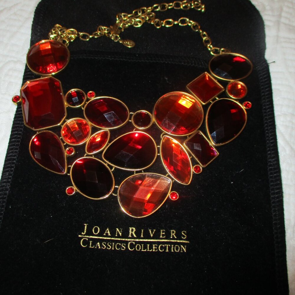 Joan Rivers 'Reds' Necklace Classic Collection - Picture 2 of 3